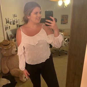 Abercrombie and Fitch off shoulder shirt